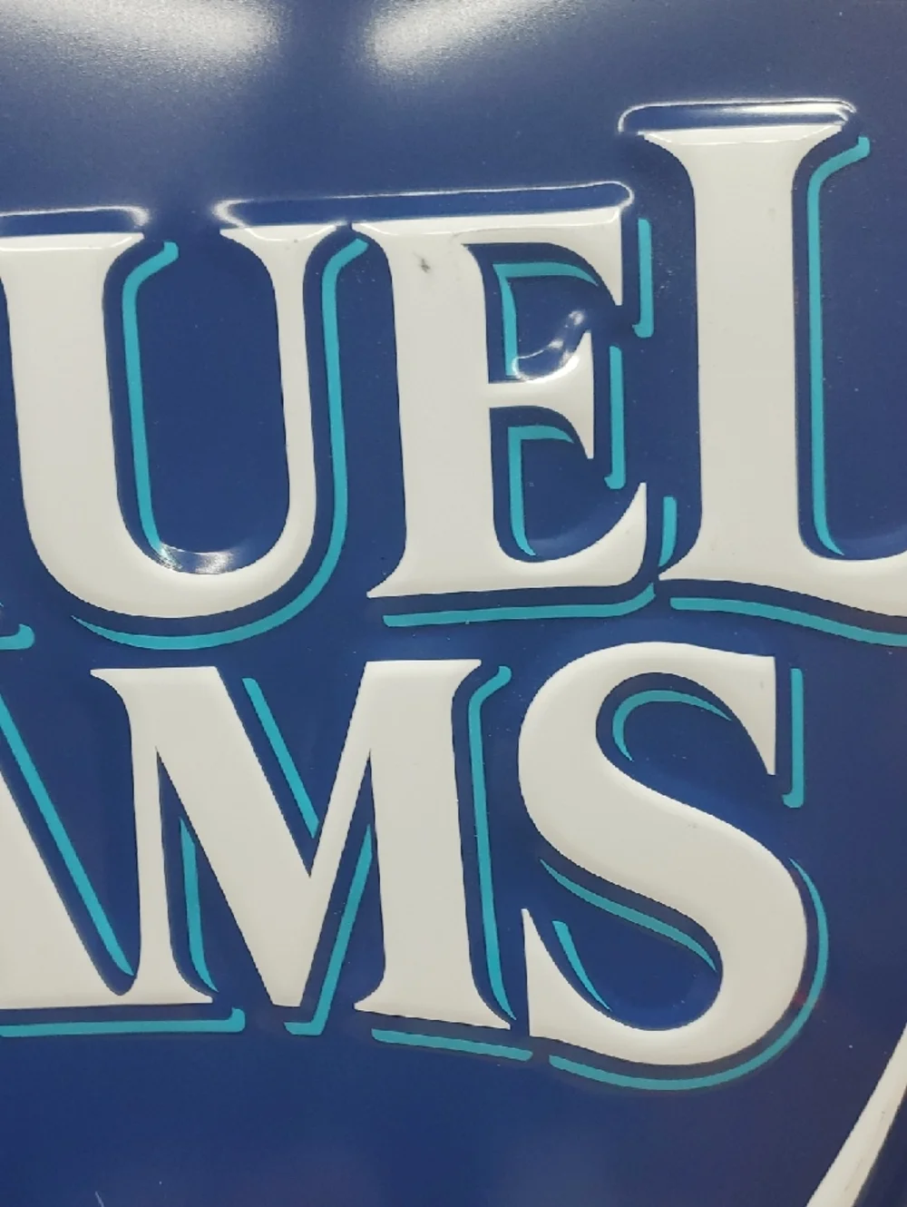 Samuel Adams Boston Lager Metal Beer Bar Tin Tacker Sign